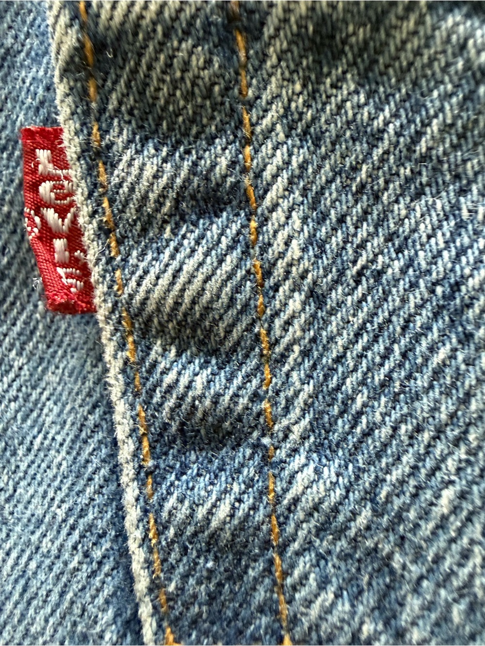 🔥 Vintage Levi’s 505 Jeans USA 34x30 Regular Fit Straight Leg 100% Cotton Denim - Picture 13 of 14